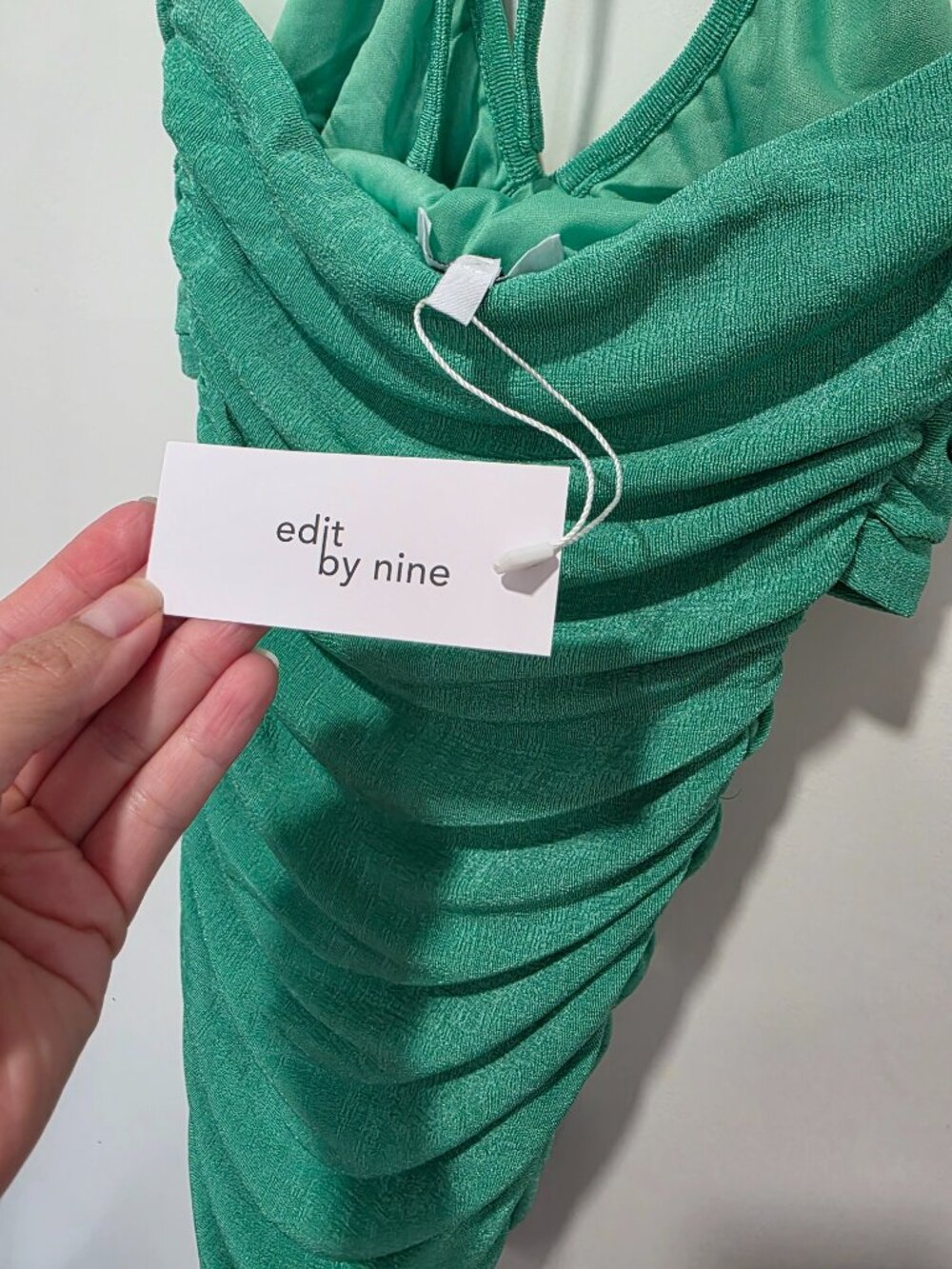Green Mini Dress - Picture 3 of 3